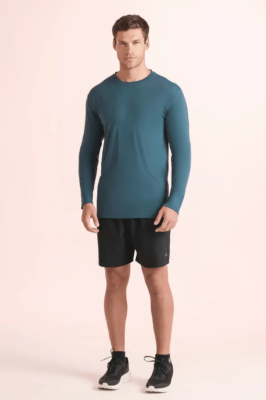 T-shirt Repelente Uv Masculina Verde - 4130 / M