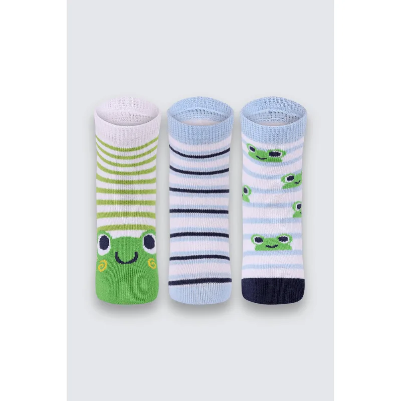 Meia Lupo Baby Kit3 Tamanho: 0 (Calçados 16 a 23) | Cor: Sortida - Lupo
