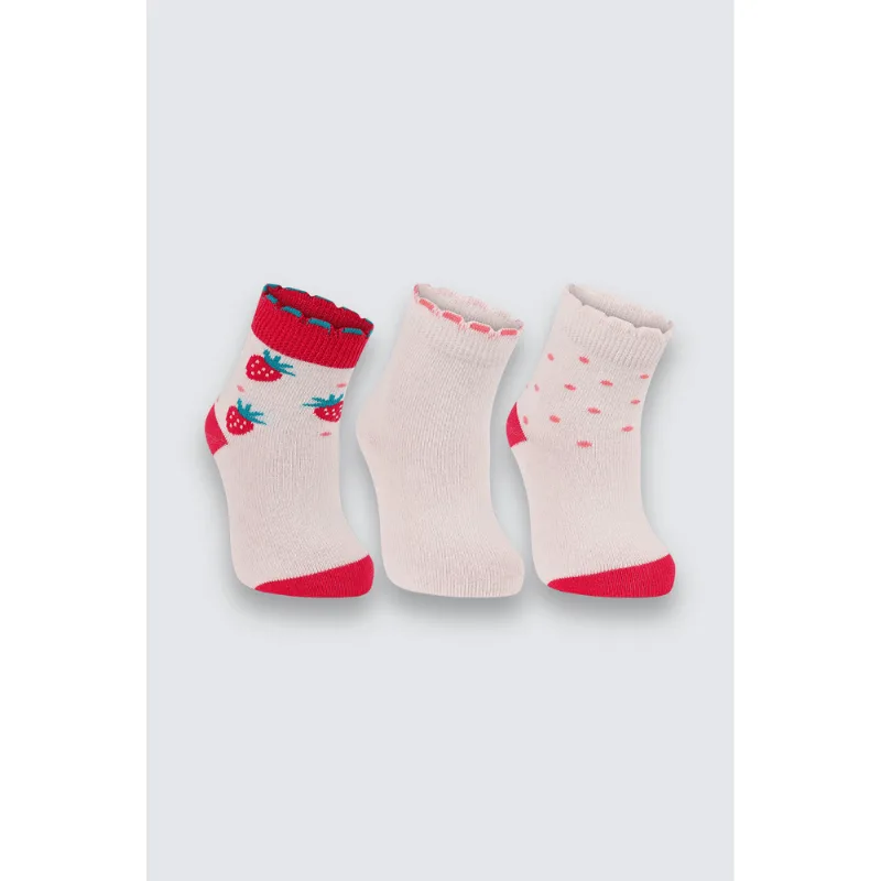 Meia Lupo Baby Kit3 Tamanho: 0 (Calçados 16 a 23) | Cor: Sortida