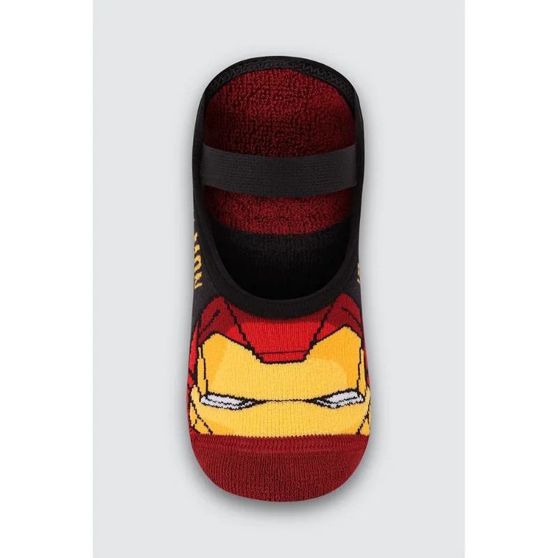 Meia Marvel KM Ving. Sap. Anti. Tamanho: 046 (Calçados 24 a 29) | Cor: Preto