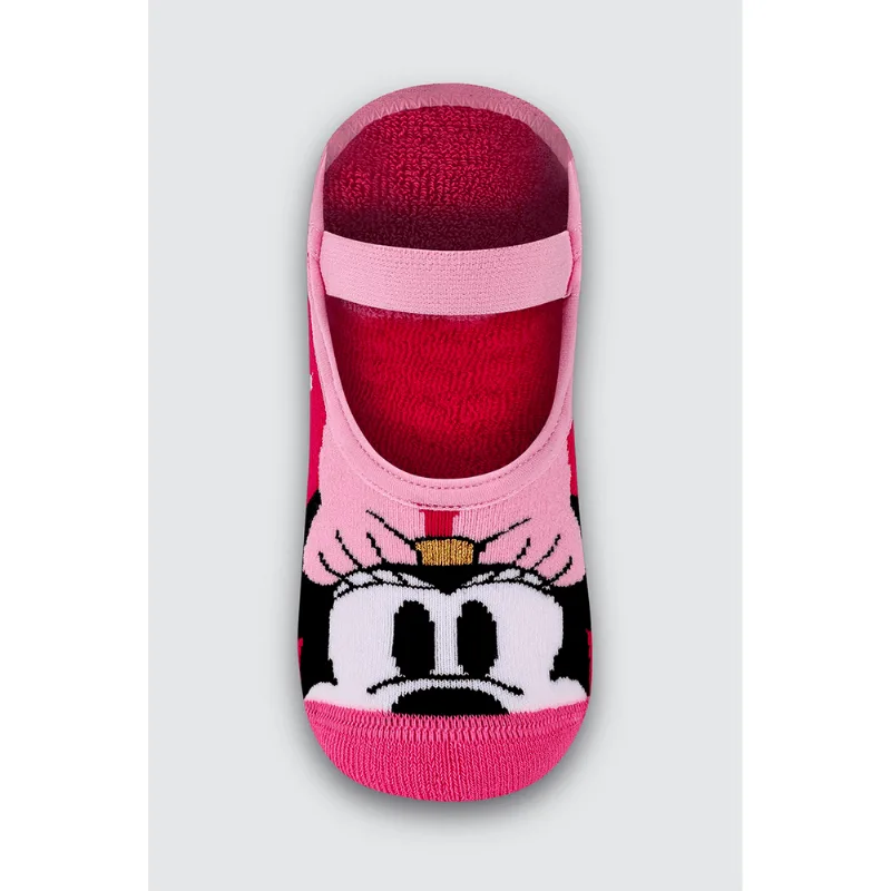Meia Disney KU Sap. Anti. Tamanho: 810 (Calçados 30 a 36) | Cor: Candy