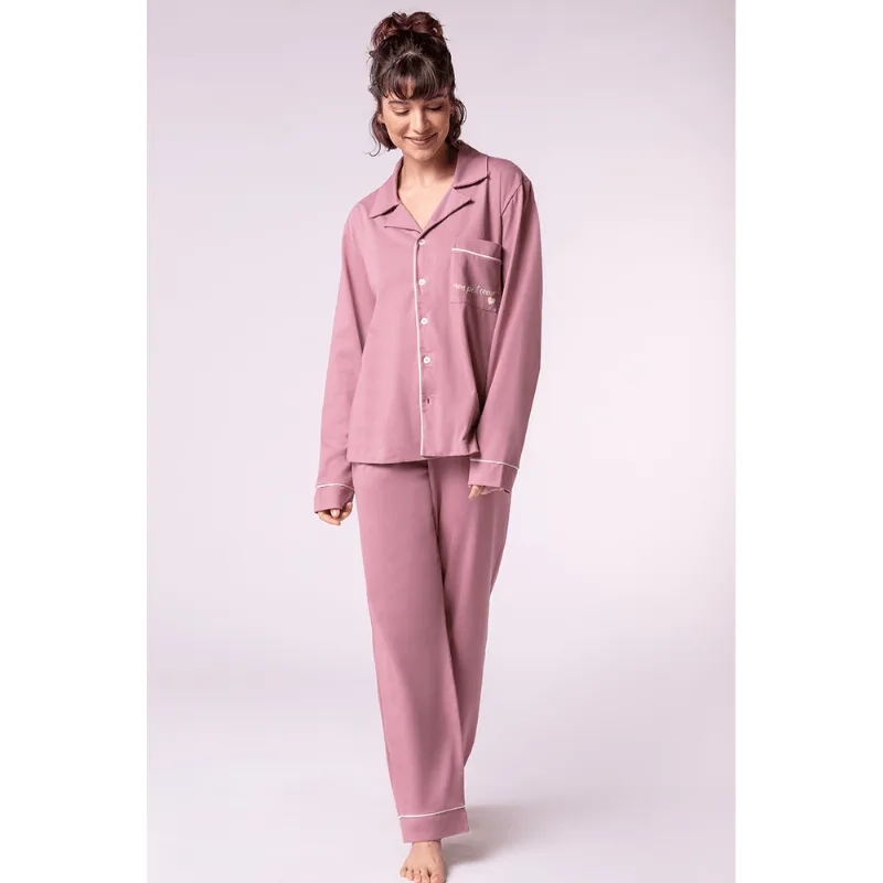 Pijama Lupo AF Abotoado Tamanho: GG (48 a 50) | Cor: Rosa