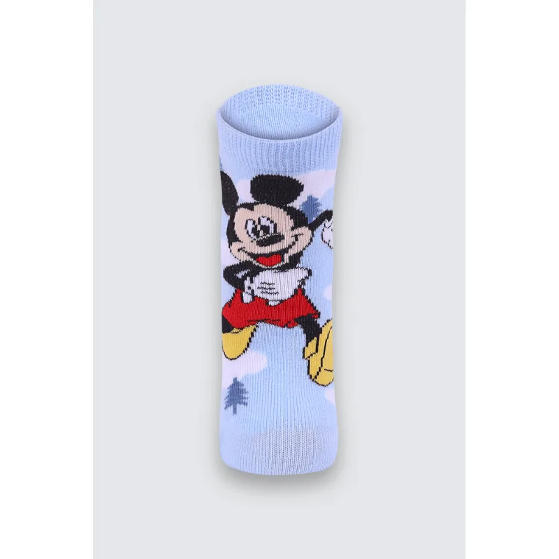 Meia Disney BU Tamanho: 0 (Calçados 16 a 23) | Cor: Azul