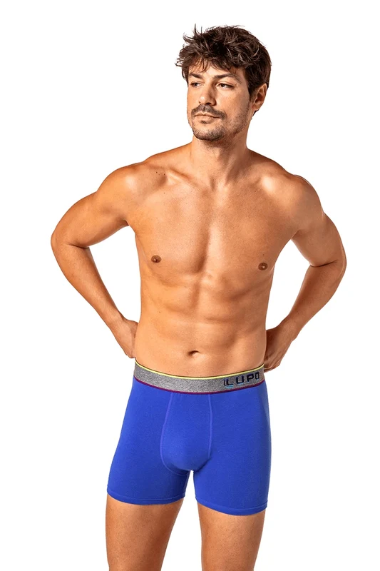 Cueca Boxer Algodão com Elastano Masculina Lupo Royal / G (46 a 48)