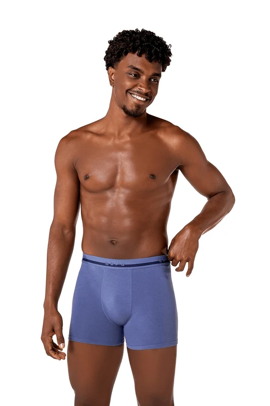 CUECAS BOXER MASCULINO ADULTO LUPO Azul / GG (50 a 52)