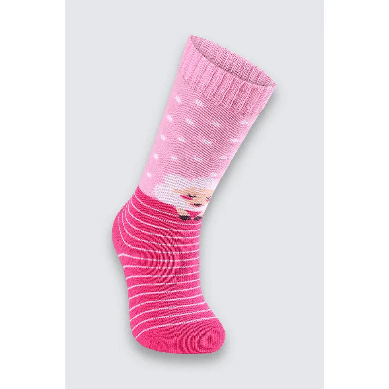 Meia 3/4 Lupo BF Tamanho: 0 (Calçados 16 a 23) | Cor: Rosa