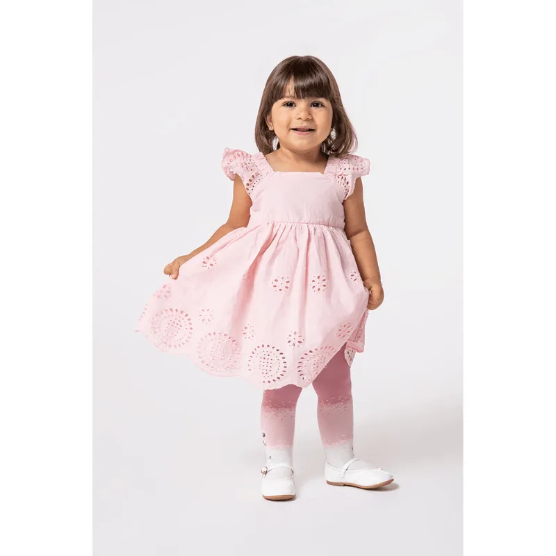 Meia-Calca Disney BF Lobinha Tamanho: BB (Calçados 5 a 11 Meses) | Cor: Malva