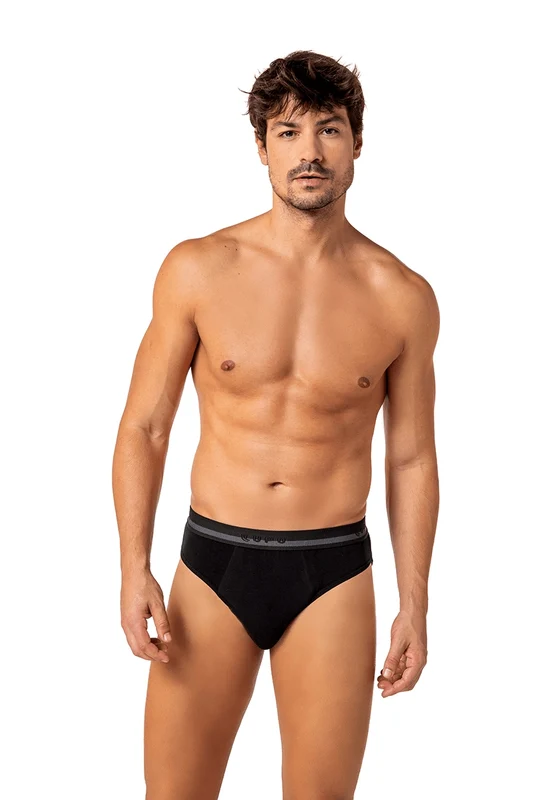 Slip Algodão Preta / M (42 a 44)