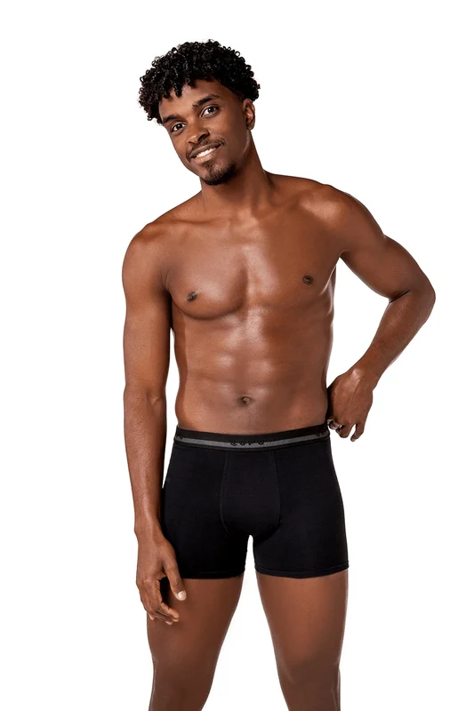 CUECAS BOXER MASCULINO ADULTO LUPO Preta / P (38 a 40)