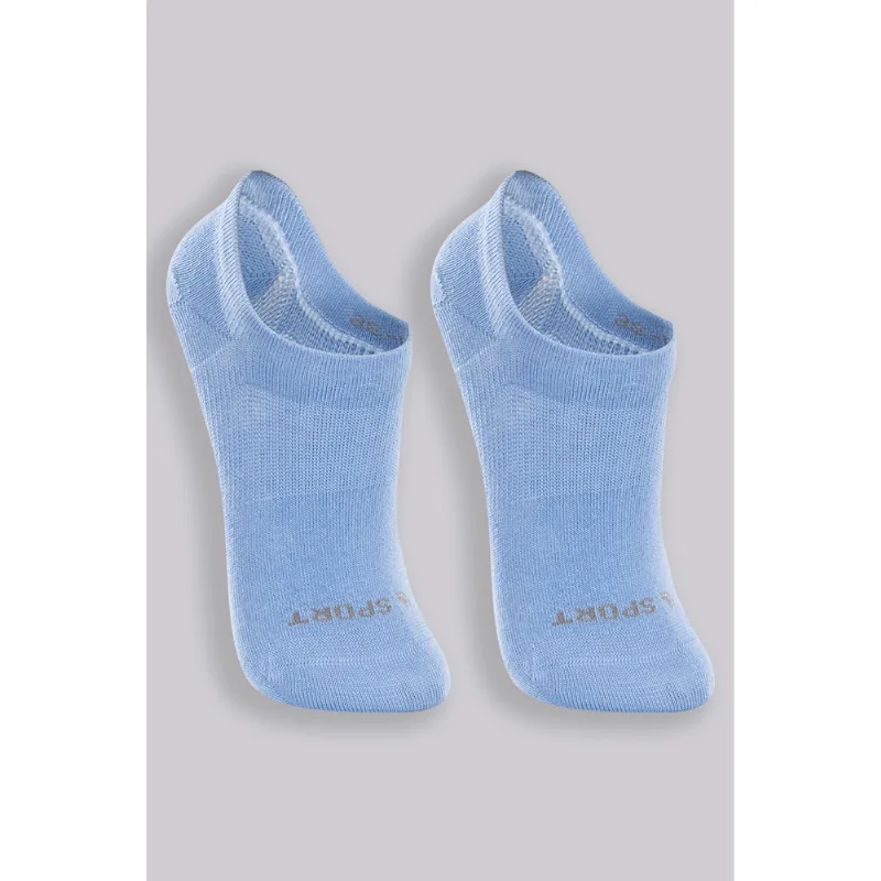 Kit 2 Meias Cano Invisível Esportiva Infantil Unissex Lupo Tamanho: 046 (Calçados 24 a 29) | Cor: Sortida - Lupo