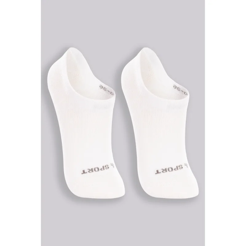 Kit 2 Meias Cano Invisível Esportiva Infantil Unissex Lupo Tamanho: 810 (Calçados 30 a 36) | Cor: Sortida - Lupo