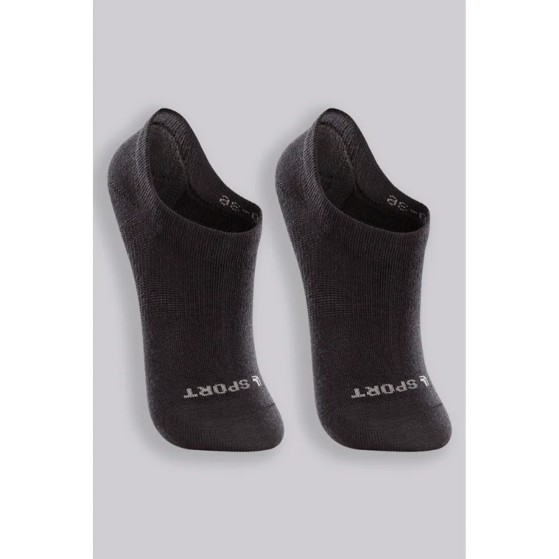 Kit 2 Meias Cano Invisível Esportiva Infantil Unissex Lupo Tamanho: 810 (Calçados 30 a 36) | Cor: Sortida
