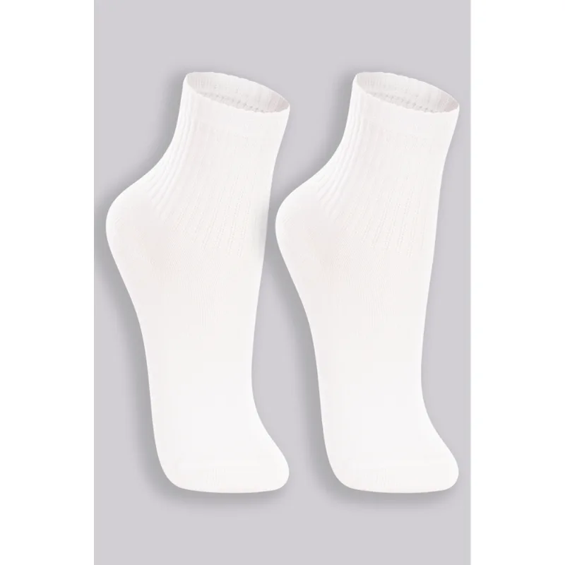 Kit 2 Meias Cano Médio Esportiva Infantil Masculina Lupo Tamanho: 810 (Calçados 30 a 36) | Cor: Sortida