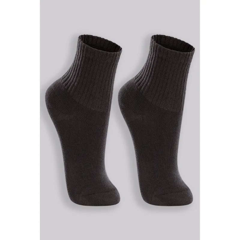 Kit 2 Meias Cano Médio Esportiva Infantil Masculina Lupo Tamanho: 810 (Calçados 30 a 36) | Cor: Sortida
