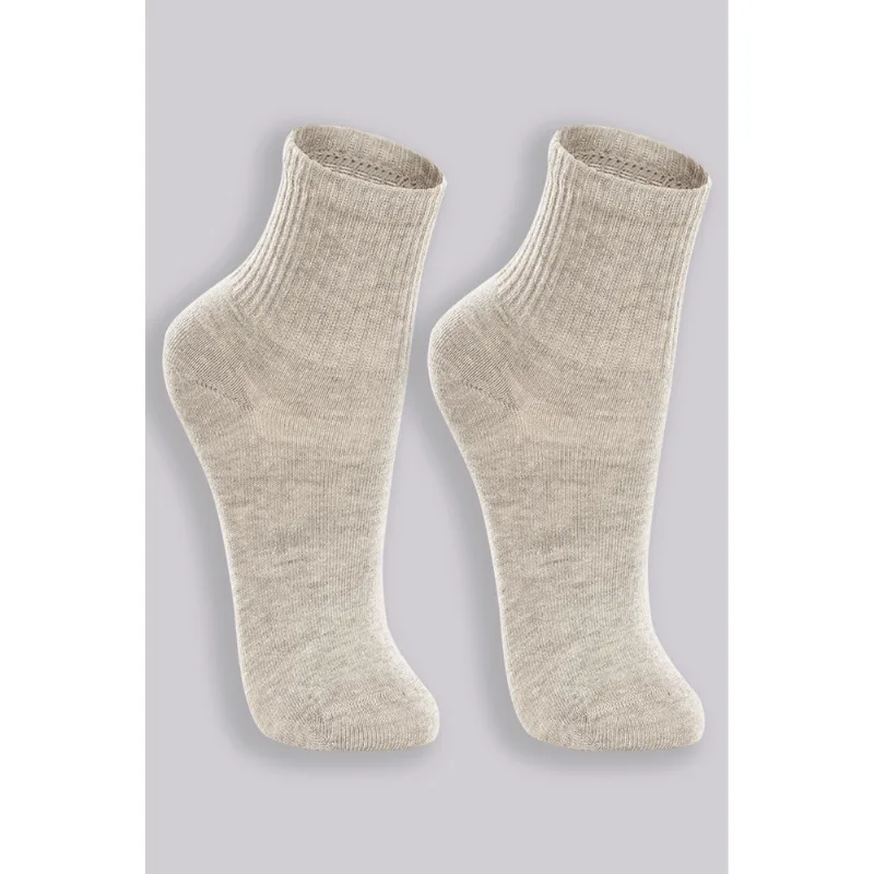 Kit 2 Meias Cano Médio Esportiva Infantil Masculina Lupo Tamanho: 810 (Calçados 30 a 36) | Cor: Sortida - Lupo
