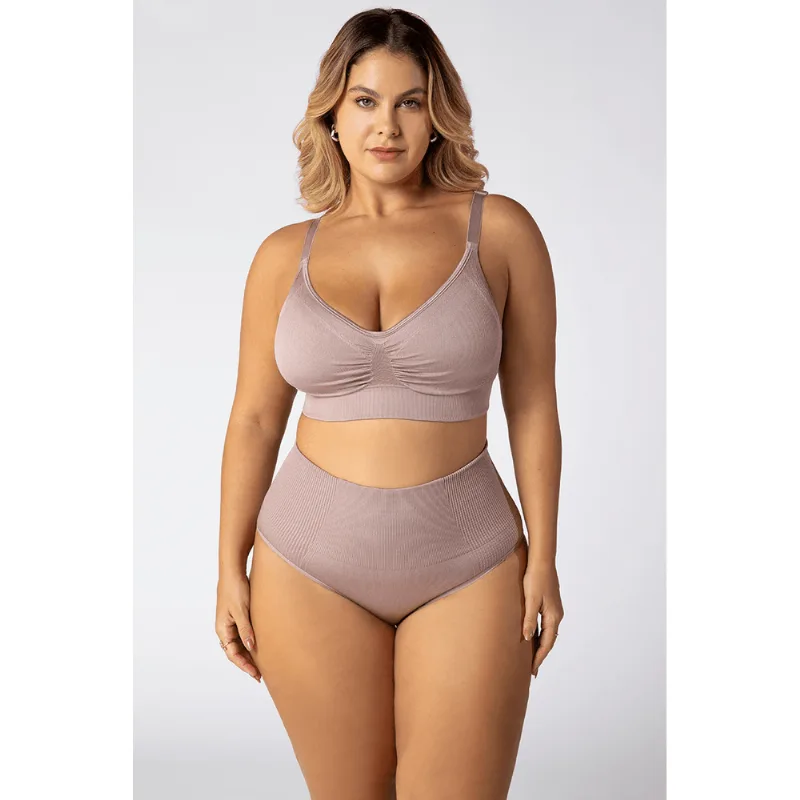 Sutiã Curve Sem Costura Tamanho: M (40 a 42) | Cor: Nude