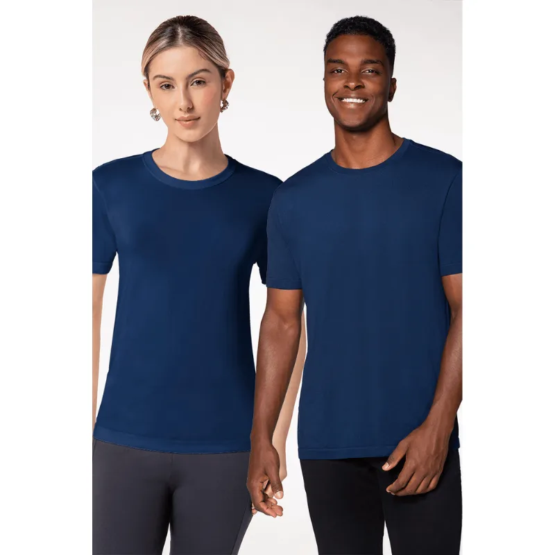 Camiseta Básica Modal Unissex Lupo Tamanho: PP | Cor: Marinho
