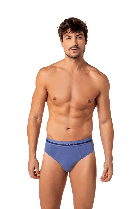 Slip Algodão Azul / M (42 a 44)