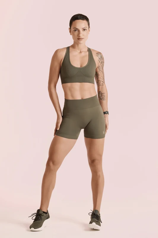 Shorts Lsport Up Verde Militar - 4600 / M