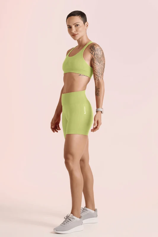 Shorts Lsport Basic Verde Limão - 4160 / P