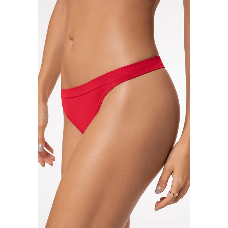 Calcinha Fio Sem Costura Feminina Lupo Tamanho: M | Cor: Vermelho Tango - Lupo