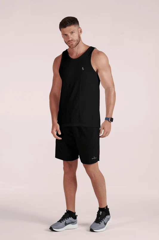 Shorts Run Duplo Masculino Preta / G