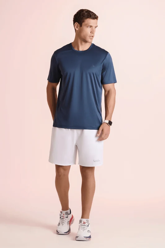 T-shirt Lsport Am Basic Corefit Azul / XG