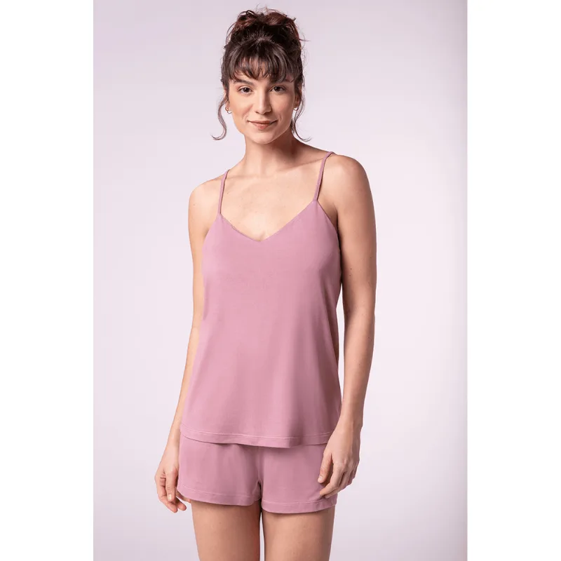 Pijama Curto Alcinha Feminino Lupo Tamanho: P (36 a 38) | Cor: Rosa