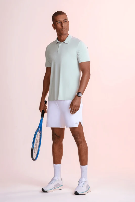 Polo Lsport Masculina Selada Racket Light Green / P