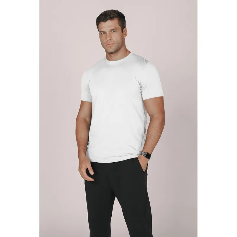 Camiseta Algodão Pima Masculina Lupo Tamanho: G | Cor: Branca