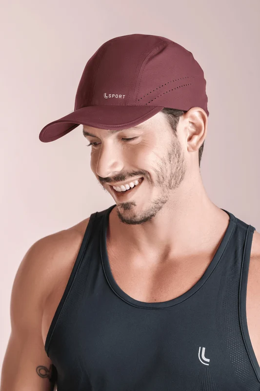 Boné Lsport Running Unissex Ameixa / ÚNICO