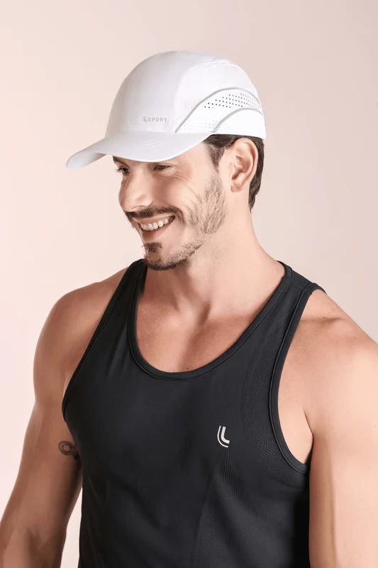 Boné Lsport Laser Unissex Branca / ÚNICO