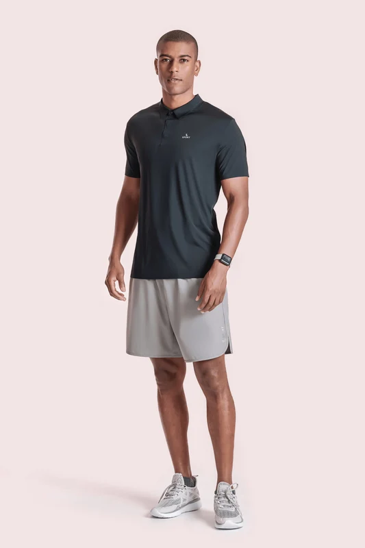 Polo Lsport Masculino Selada Laser Preta / G