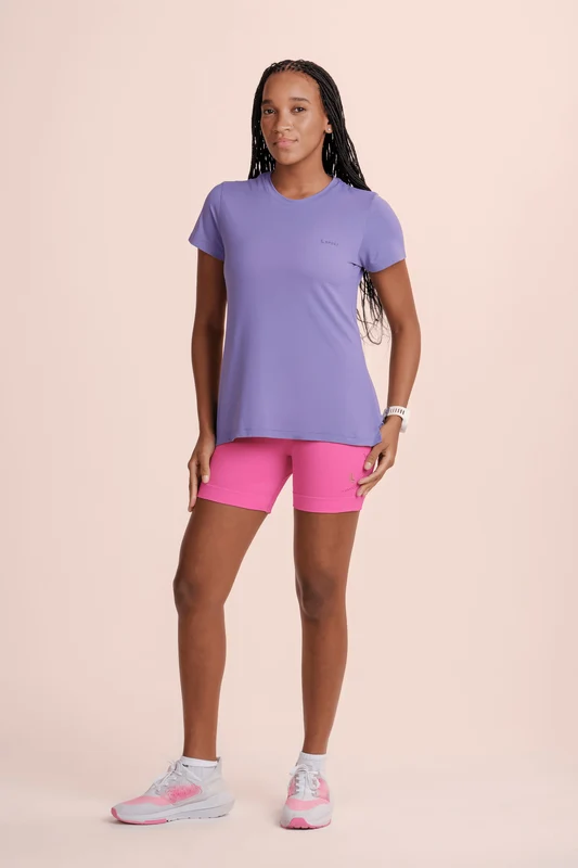 T-shirt Lsport Airdry Feminina Violeta / P