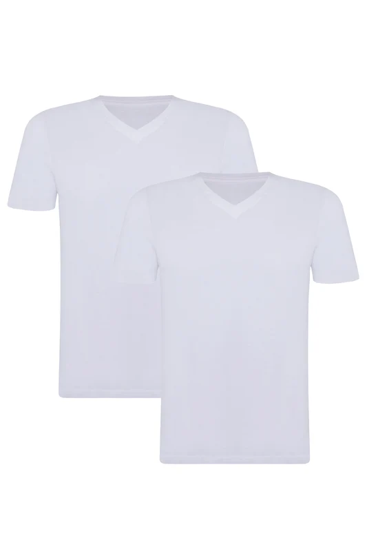 T-shirt Algodão Com Elastano – Kit 2 Sortida / GG