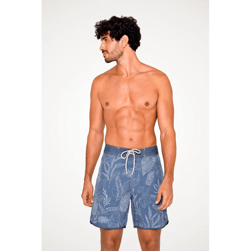 Boardshort Beachwear Masculino Lupo Tamanho: P | Cor: Mescla Jeans
