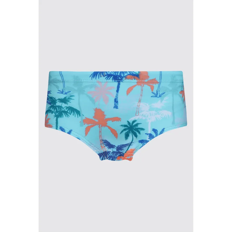 Sunga Beachwear Estampada Infantil Masculina Lupo Tamanho: 8 | Cor: Azul