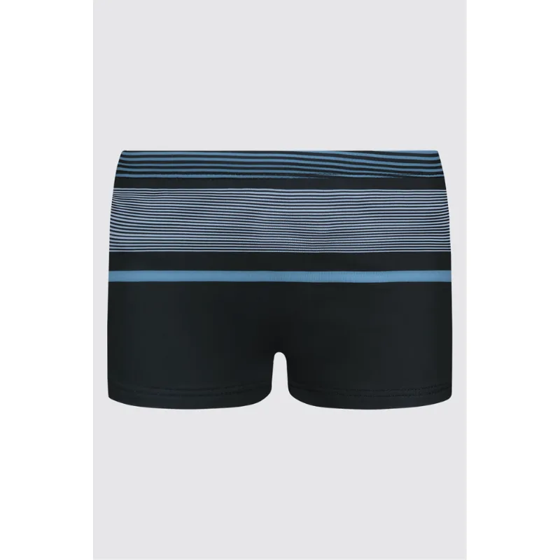 Sunga Boxer Beachwear Estampada Infantil Masculina Lupo Tamanho: 6 | Cor: Preto