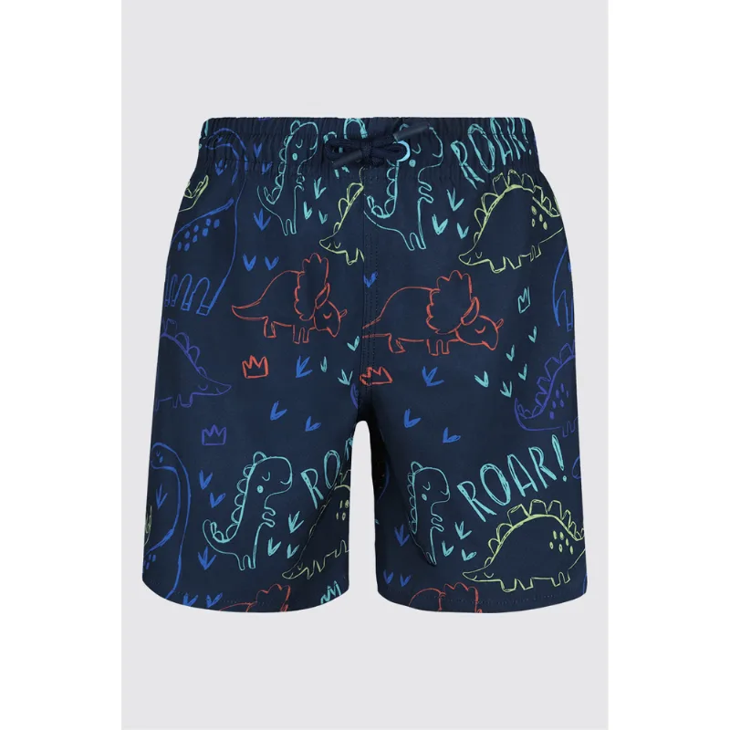 Short Estampado Beachwear Lupo Kids Tamanho: 12 | Cor: Marinho Índigo