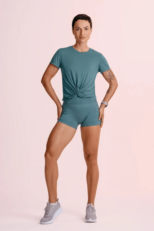 Camiseta Lsport Feminina Refletivel Ii Verde - 4500 / M