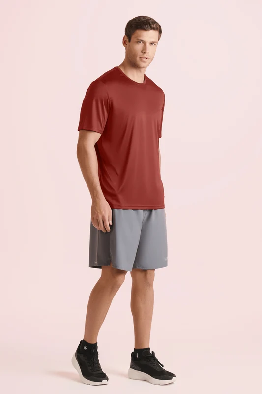 T-shirt Basic Corefit Masculina Cerâmica / XG