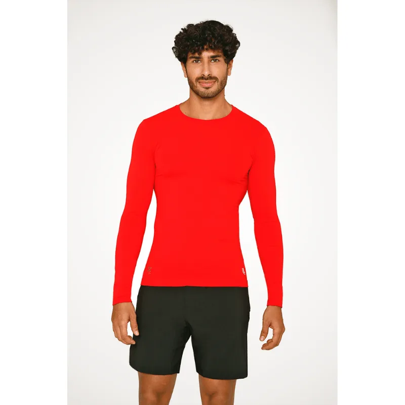 Camiseta Proteção UV Masculina Lupo Tamanho: M | Cor: Vermelho Claro
