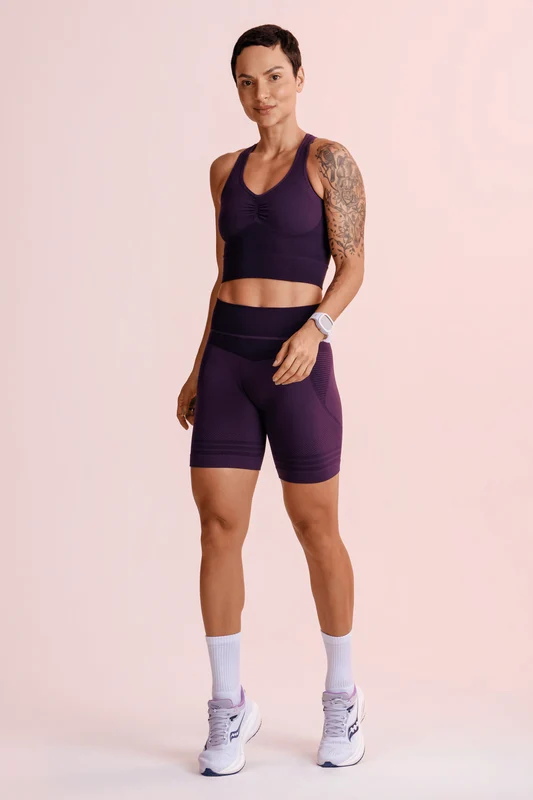 Bermuda Seamless Ultramove Purple / GG