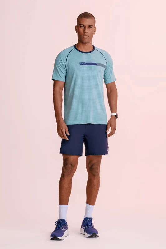 Camiseta Seamless Tênis Masculina Verde / GG