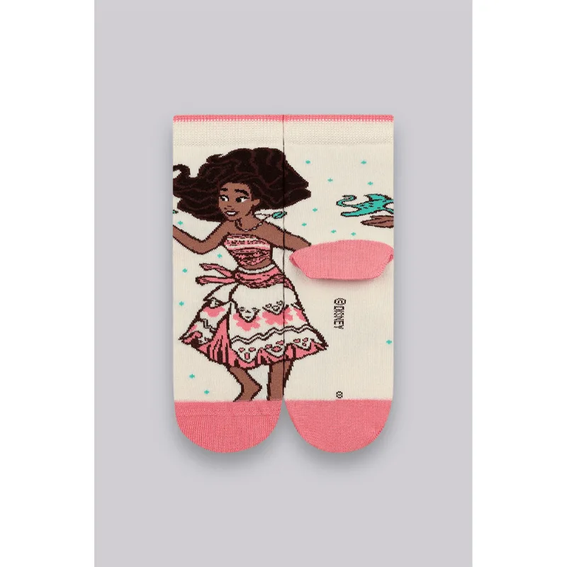 Meia Disney KF Princesas Tamanho: 810 (Calçados 30 a 36) | Cor: Off White