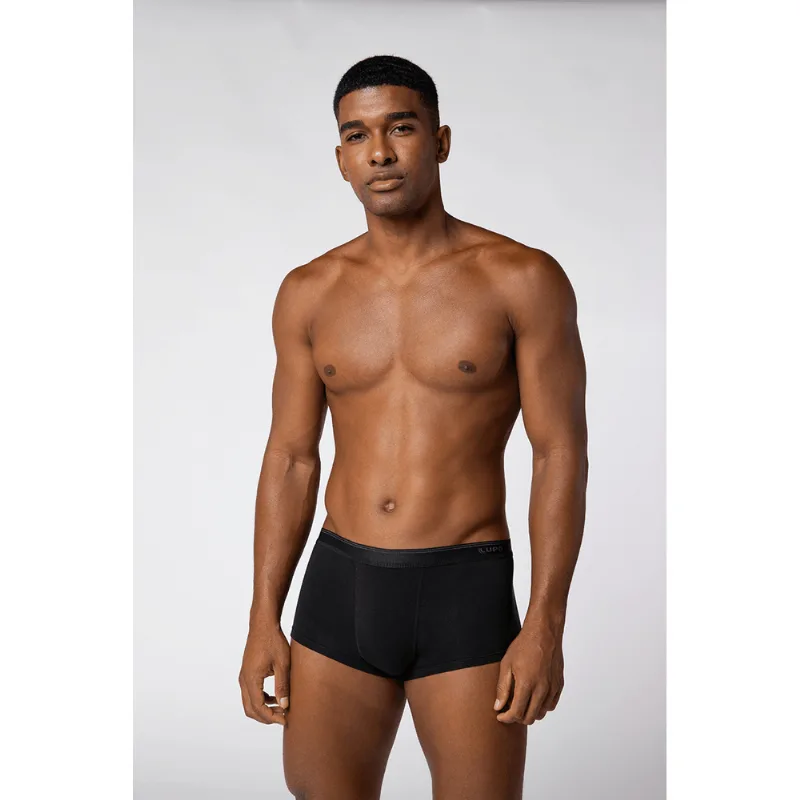 Cueca Sunga Algodão com Elastano Masculina Lupo Tamanho: P (38 a 40) | Cor: Preto