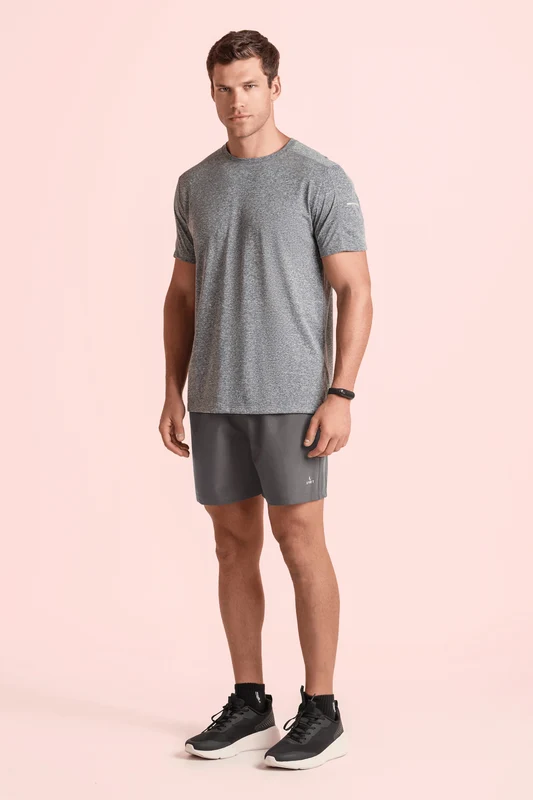 Shorts Budapeste Com Bolso Grafite / P