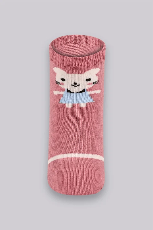 MEIAS SOQUETE FEMININO BABY LUPO Malva / RN (0 a 04 meses)