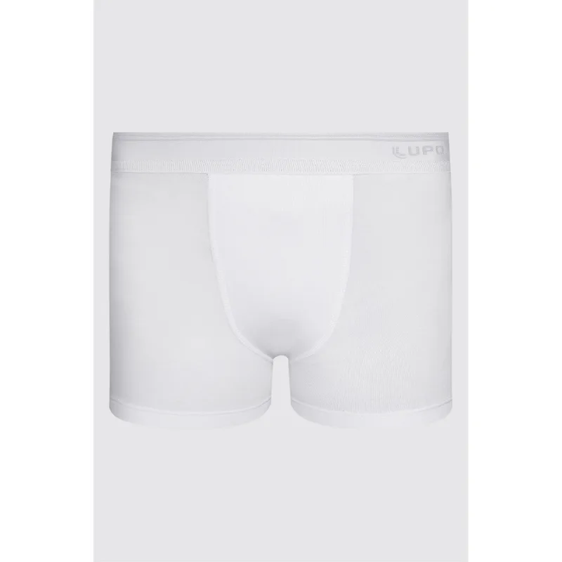Cueca Boxer Algodão Infantil Masculina Lupo Tamanho: M (06 a 08 anos) | Cor: Branca