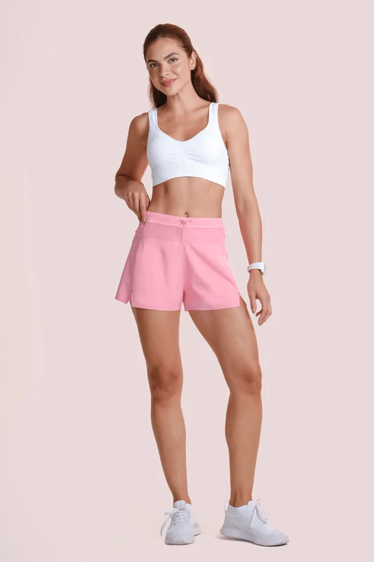 Shorts Feminino Lsport Pocket Feminino Salmão / GG